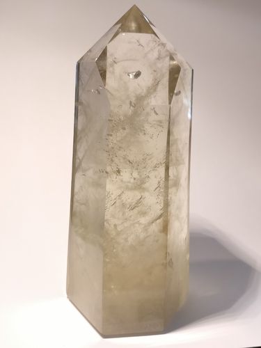 Bergkristall-Rauchquarz-Spitze